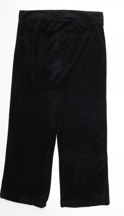 Secret Womens Black   Trousers  Size 16 L30 in