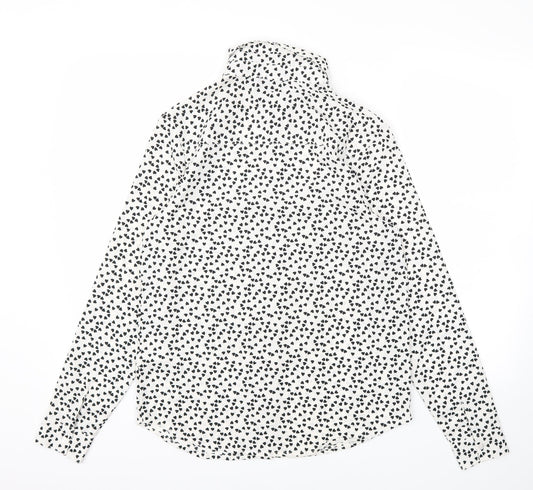 Womens UK Size XS Brave Soul White Basic Blouse