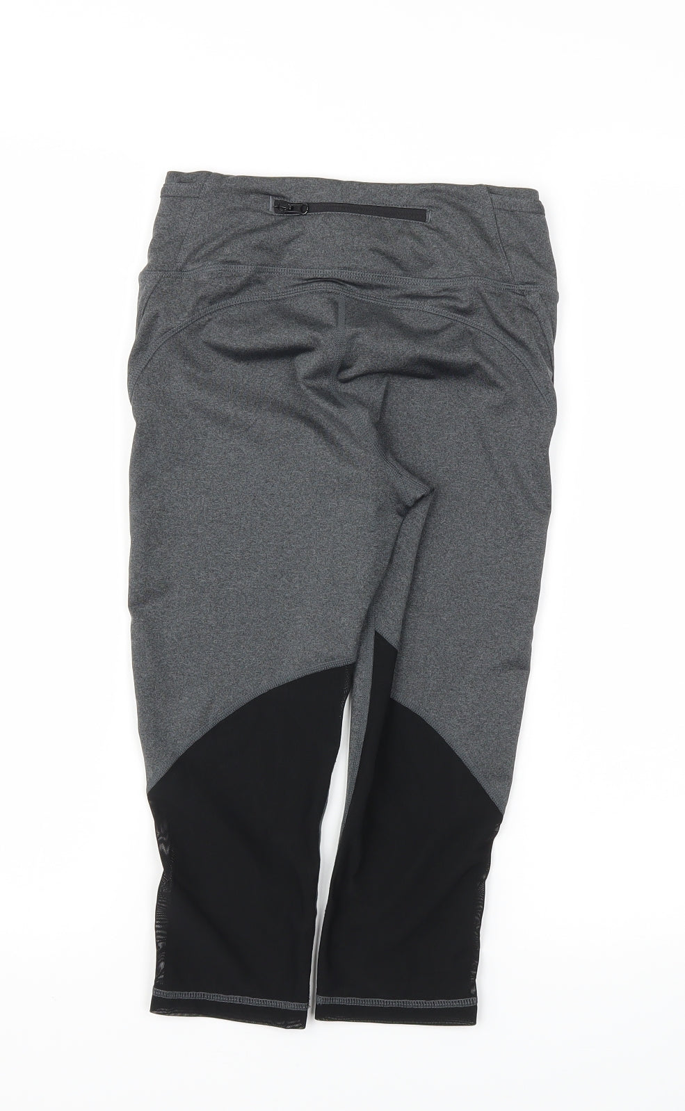 SPORFX Womens Grey   Capri Leggings Size 8 L20 in - Stretch waistband
