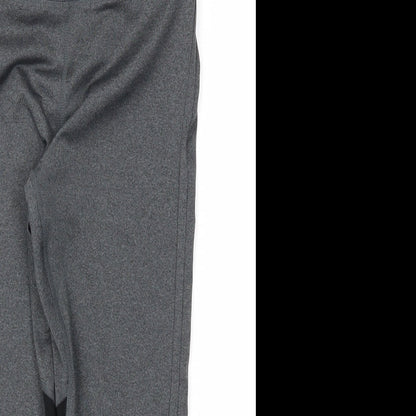 SPORFX Womens Grey   Capri Leggings Size 8 L20 in - Stretch waistband