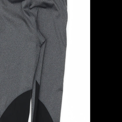 SPORFX Womens Grey   Capri Leggings Size 8 L20 in - Stretch waistband