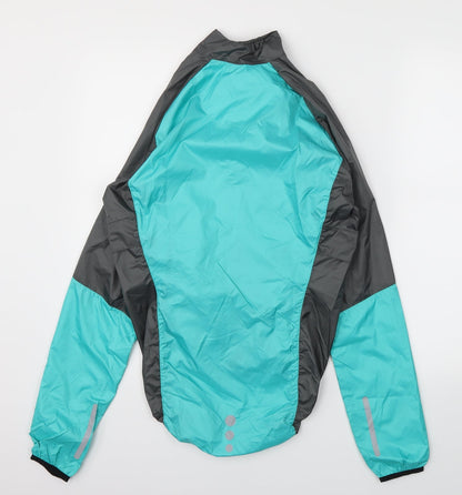 Mens UK Size S Crane Blue Rain Coat