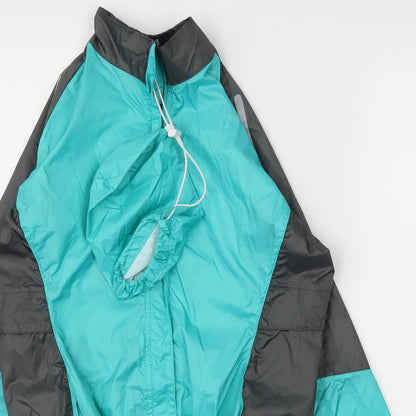 Mens UK Size S Crane Blue Rain Coat