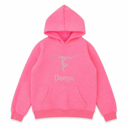 Varsany Girls Pink Houndstooth  Pullover Jumper Size 9-10 Years