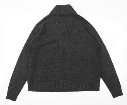 Ambrose Mens Grey   Pullover Hoodie Size L