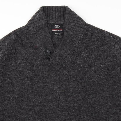 Ambrose Mens Grey   Pullover Hoodie Size L