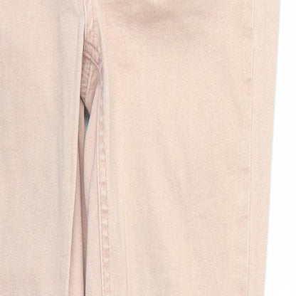Womens UK Size 8 Preworn Regular Fit Skinny Pink Jeans
