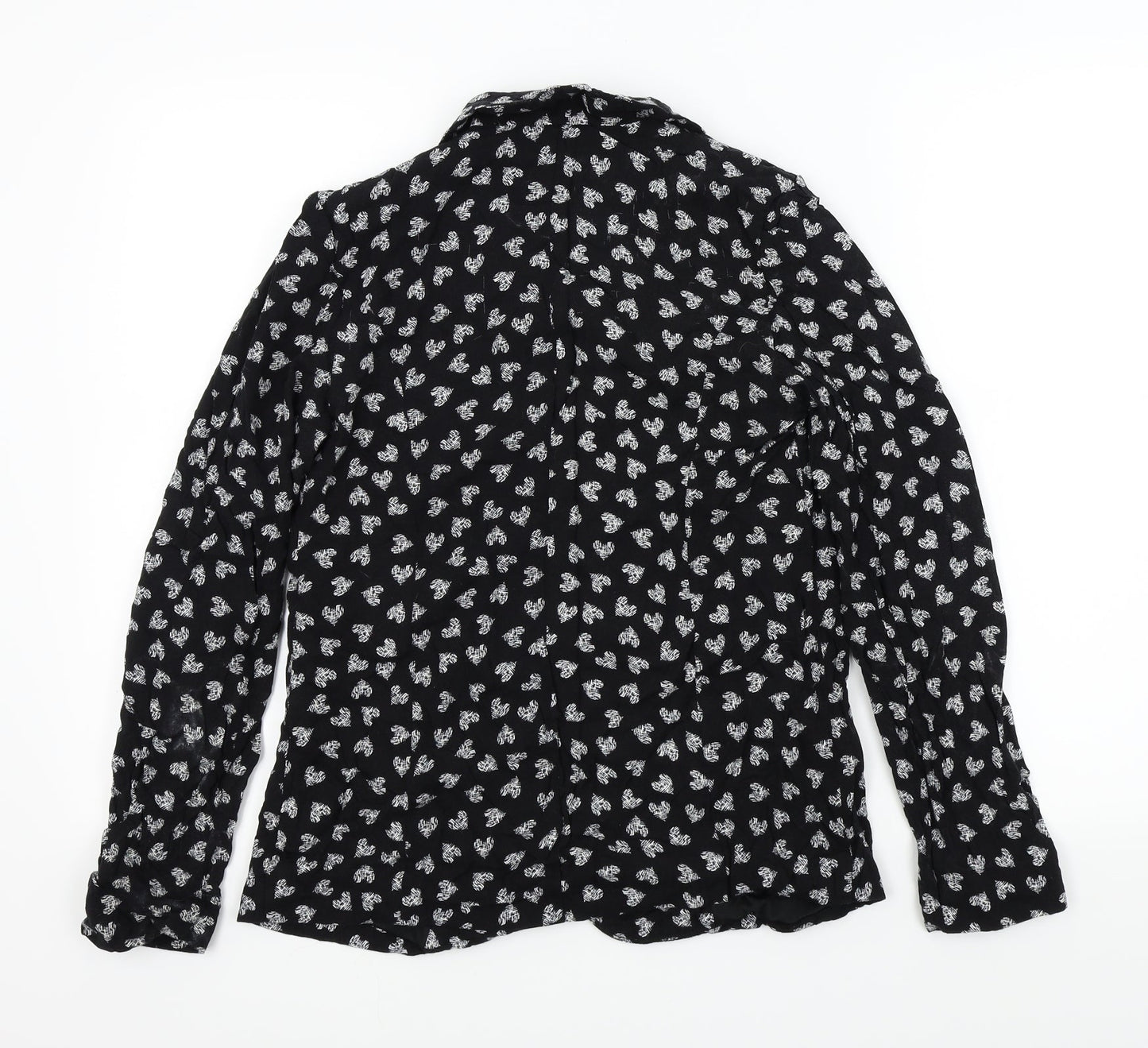 Primark Womens Black Geometric  Jacket  Size 12
