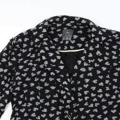 Primark Womens Black Geometric  Jacket  Size 12