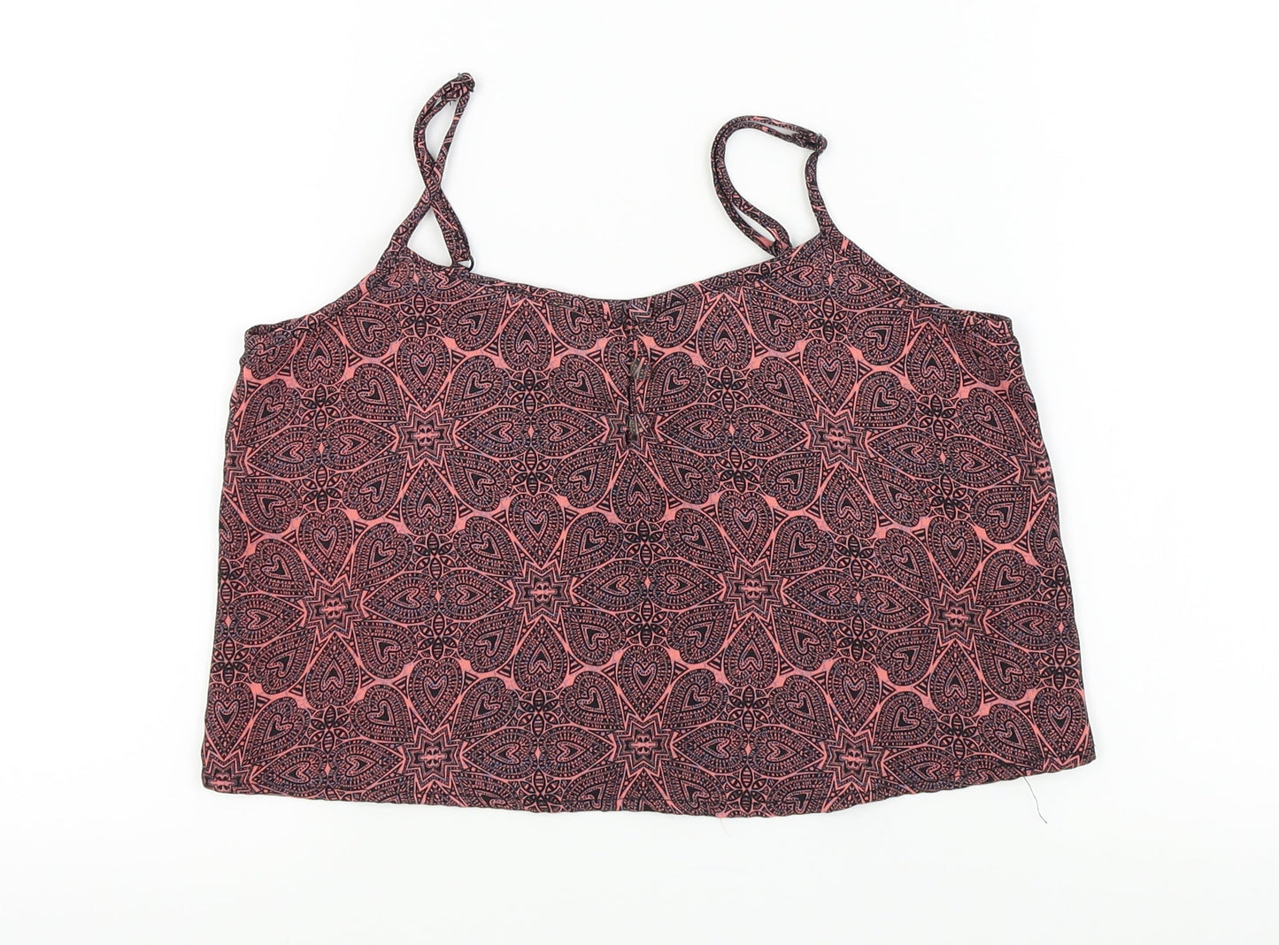 New Look Girls Pink Paisley  Basic T-Shirt Size 11 Years