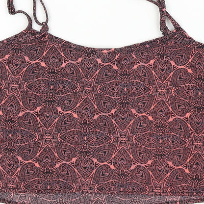 New Look Girls Pink Paisley  Basic T-Shirt Size 11 Years