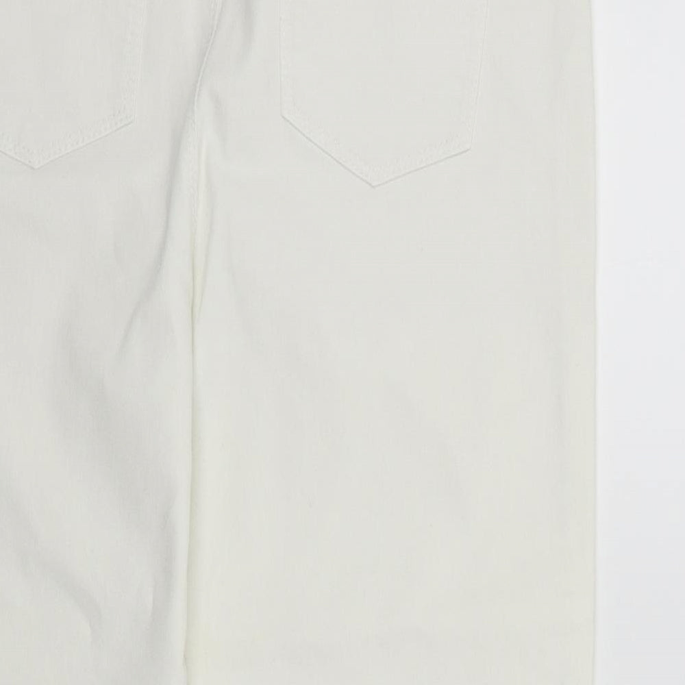 Papaya Womens White   Skinny Jeans Size 14 L20 in