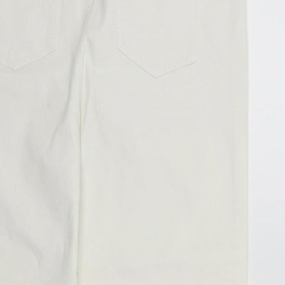 Papaya Womens White   Skinny Jeans Size 14 L20 in