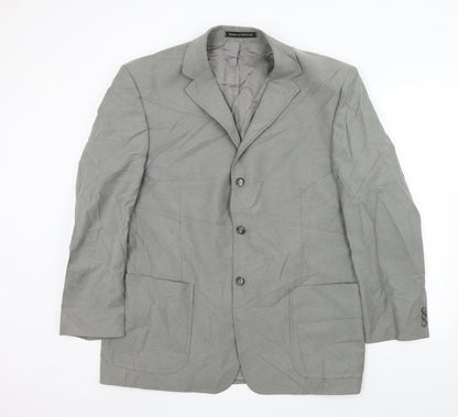 Mens UK Size M M&S Regular Grey Suit Jacket