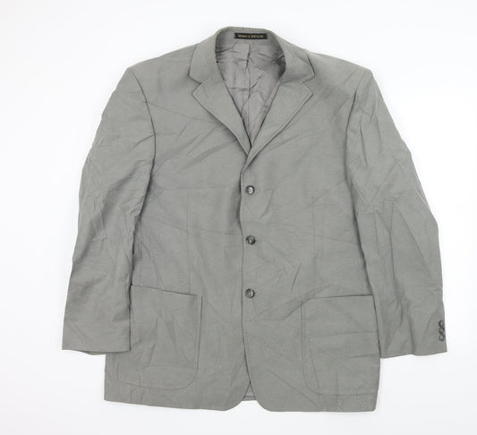 Mens UK Size M M&S Regular Grey Suit Jacket