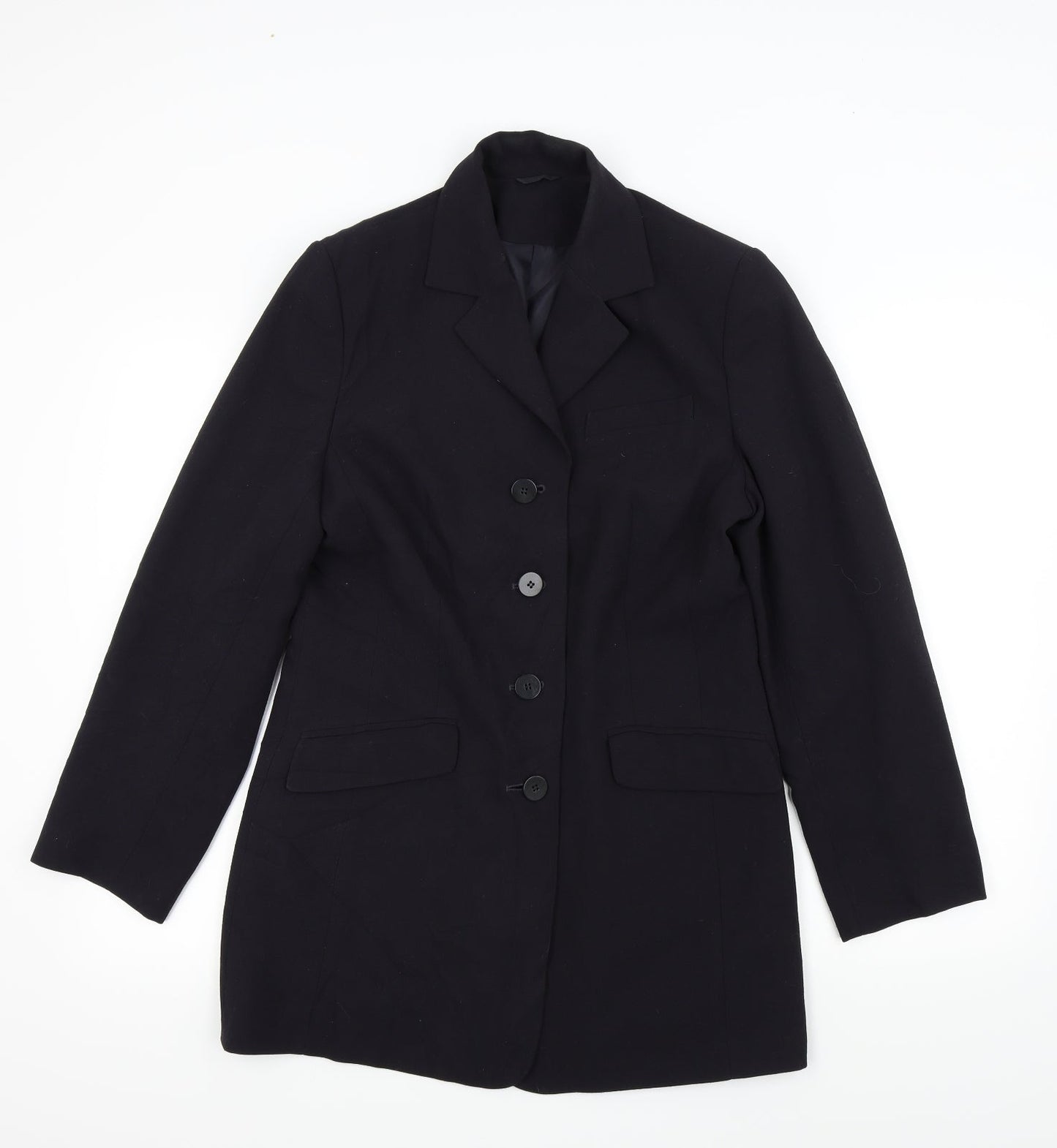 Womens UK Size 12 NEXT Blue Overcoat