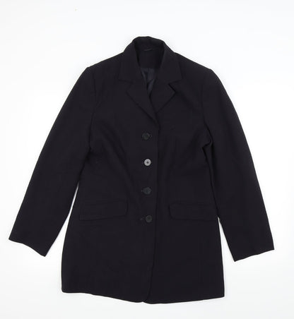 Womens UK Size 12 NEXT Blue Overcoat