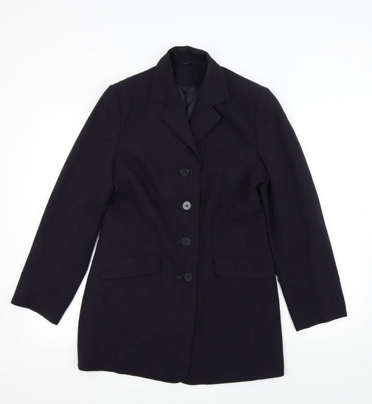 Womens UK Size 12 NEXT Blue Overcoat