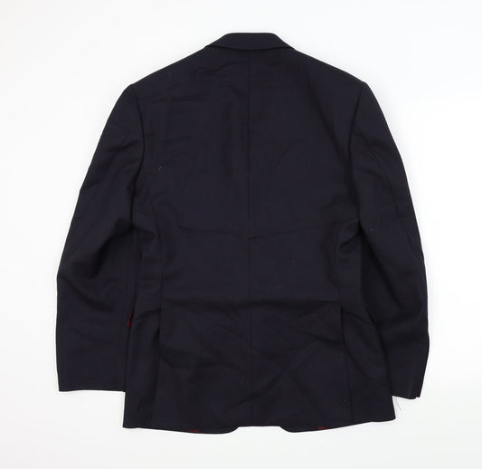 Mens UK Size L Preworn Regular Blue Suit Jacket