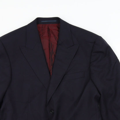 Mens UK Size L Preworn Regular Blue Suit Jacket