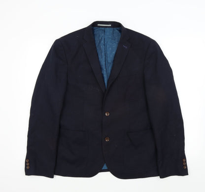 Mens UK Size S NEXT Regular Blue Suit Jacket