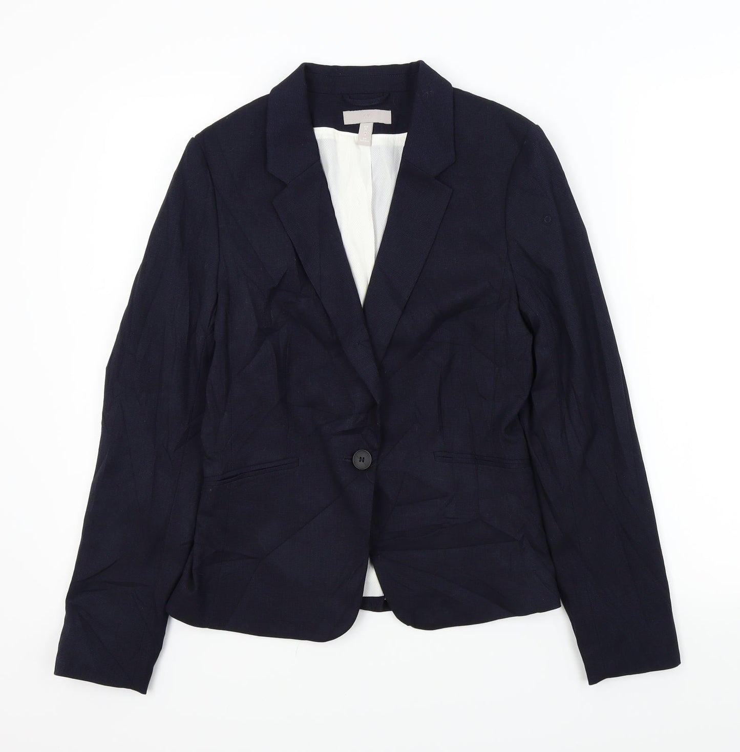 Womens UK Size 8 H&M Blue Gilet