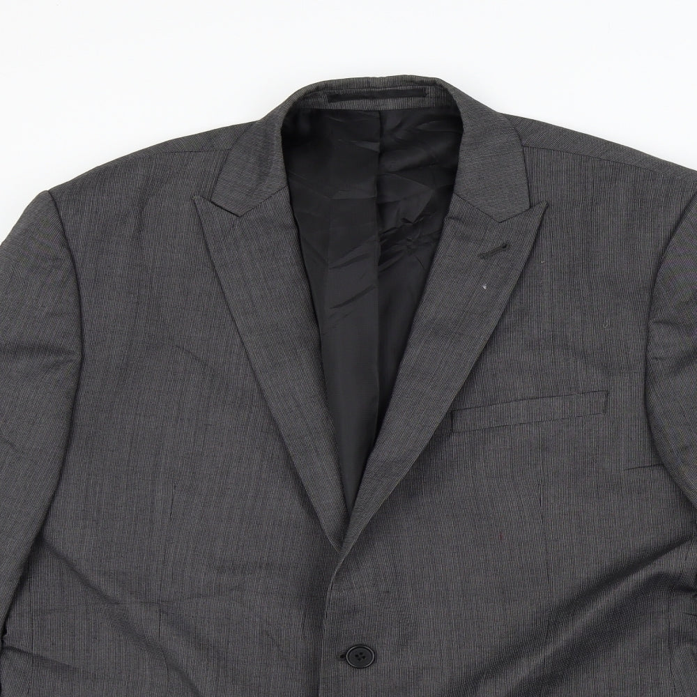 Mens UK Size L NEXT Regular Grey Suit Jacket