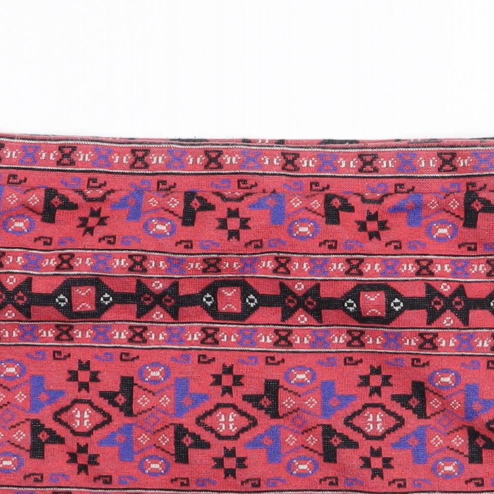 STAYING AT STAR Womens Multicoloured Geometric  Mini Skirt Size M  - Stretch waistband