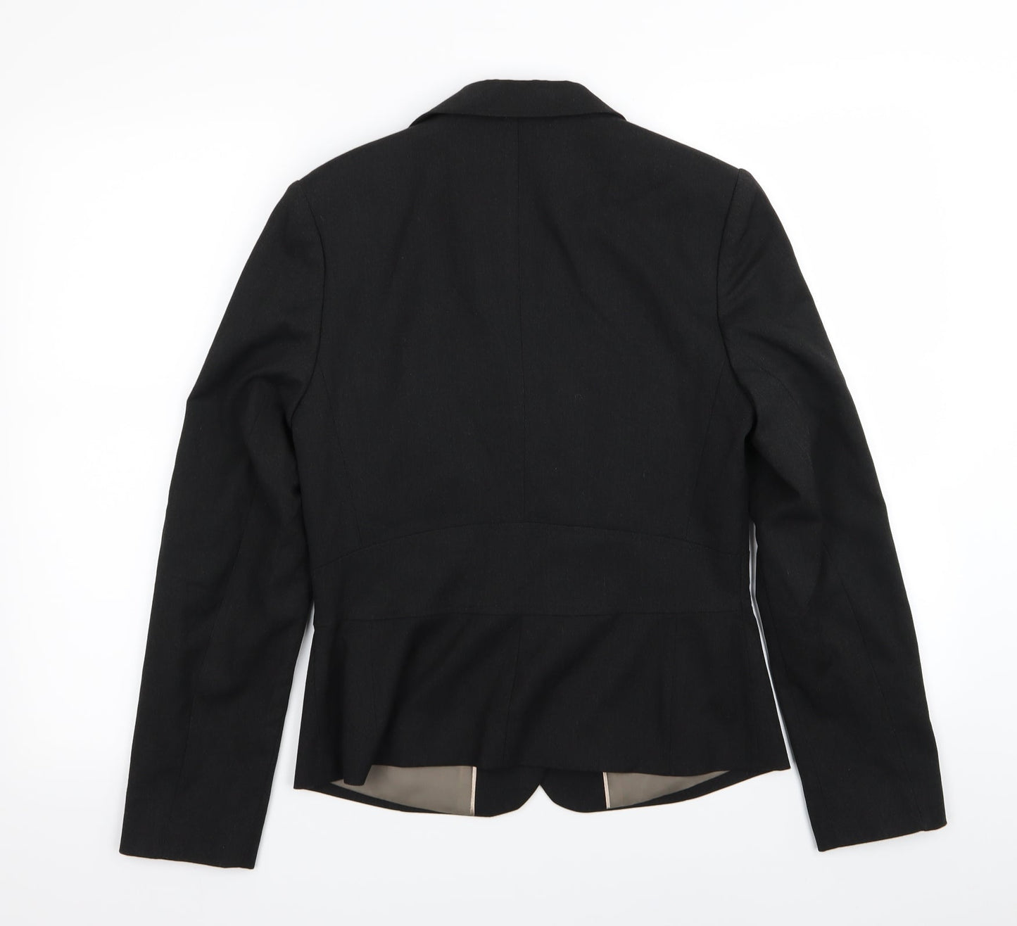 Womens UK Size 10 AMARANTO Regular Black Blazer