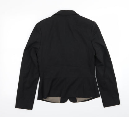 Womens UK Size 10 AMARANTO Regular Black Blazer