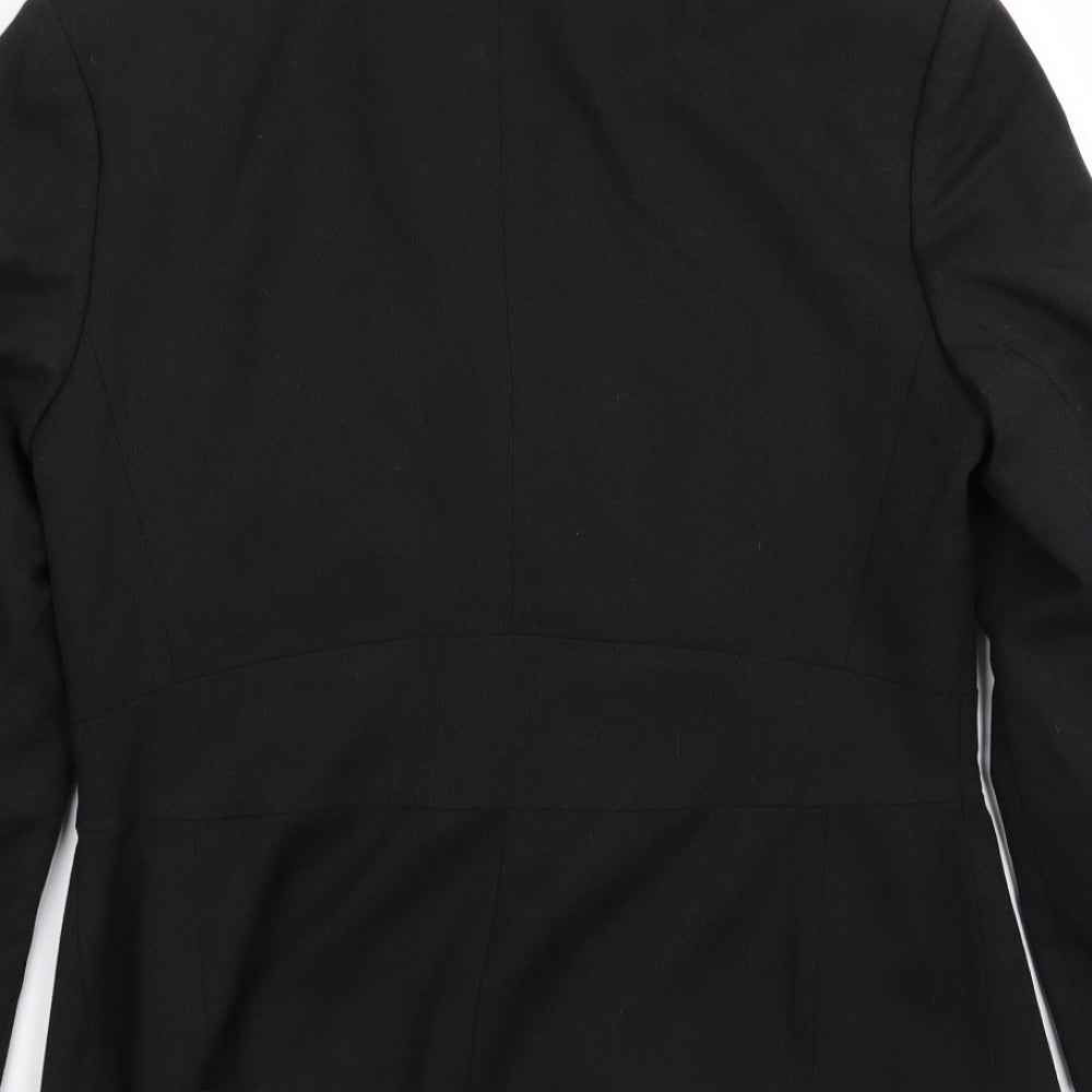 Womens UK Size 10 AMARANTO Regular Black Blazer