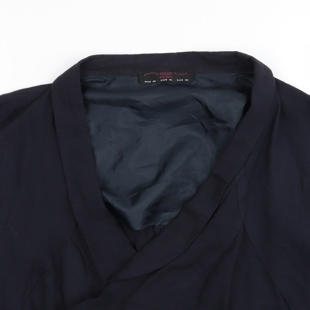 New Look Womens Blue   Jacket Blazer Size 12