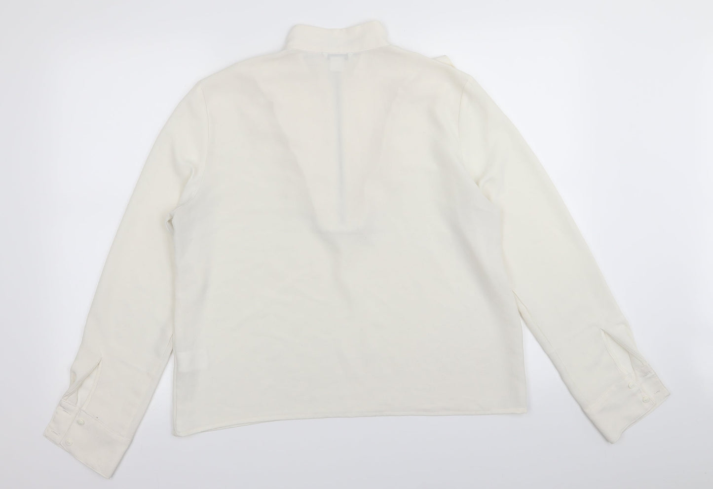 Womens UK Size M Monki White Basic Blouse