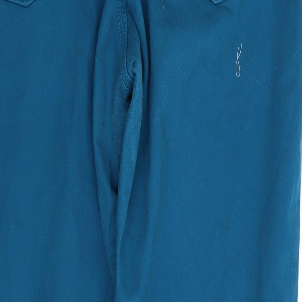 Womens UK Size 8 Preworn Regular Fit  Blue Trousers
