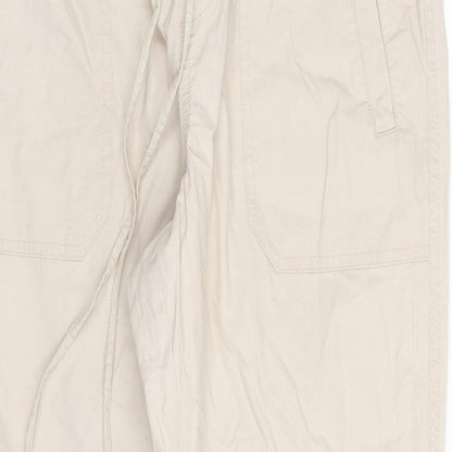 Womens UK Size 12 Classic Regular Fit  Beige Trousers