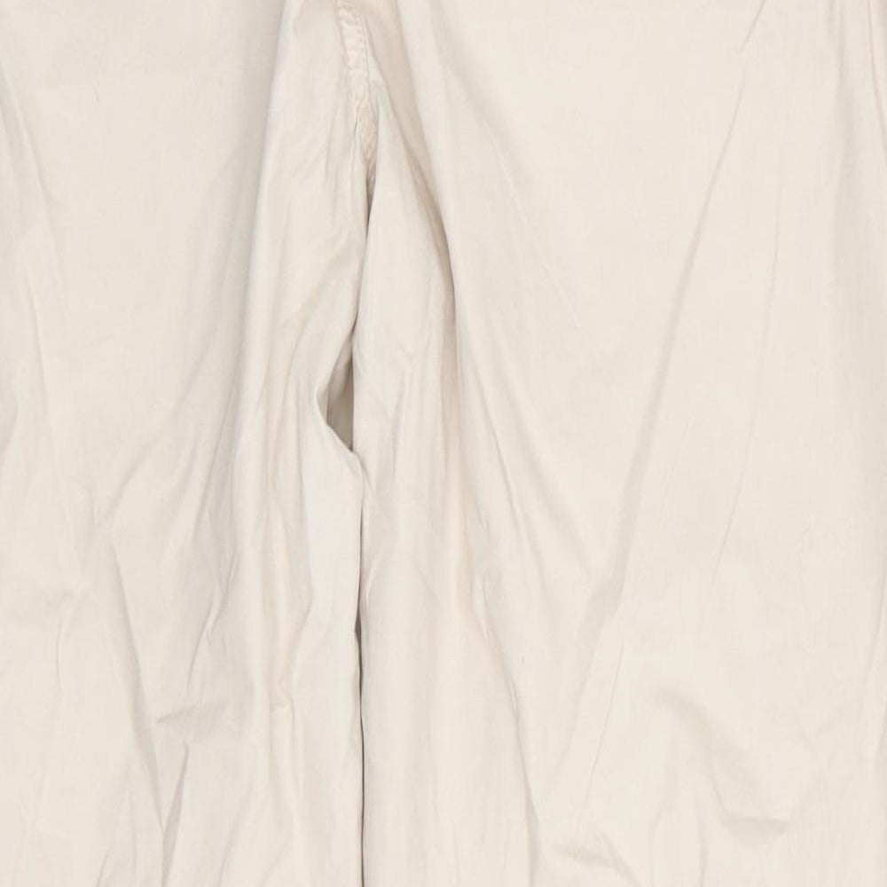Womens UK Size 12 Classic Regular Fit  Beige Trousers