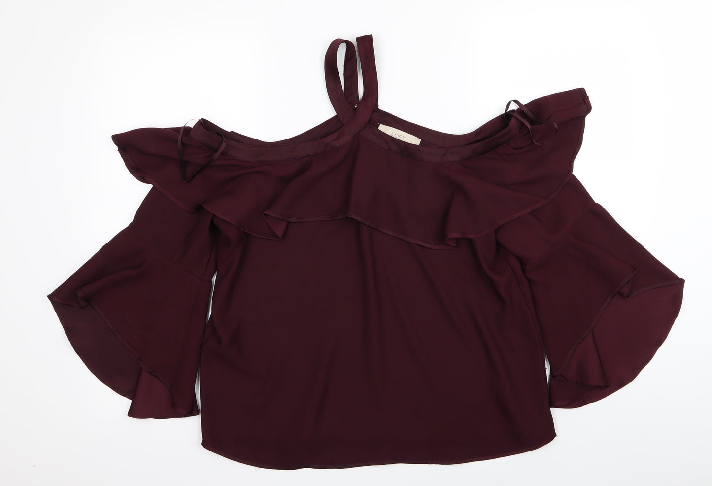 LOFT Womens Purple   Basic T-Shirt Size M