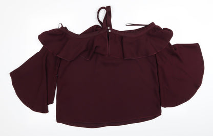 LOFT Womens Purple   Basic T-Shirt Size M