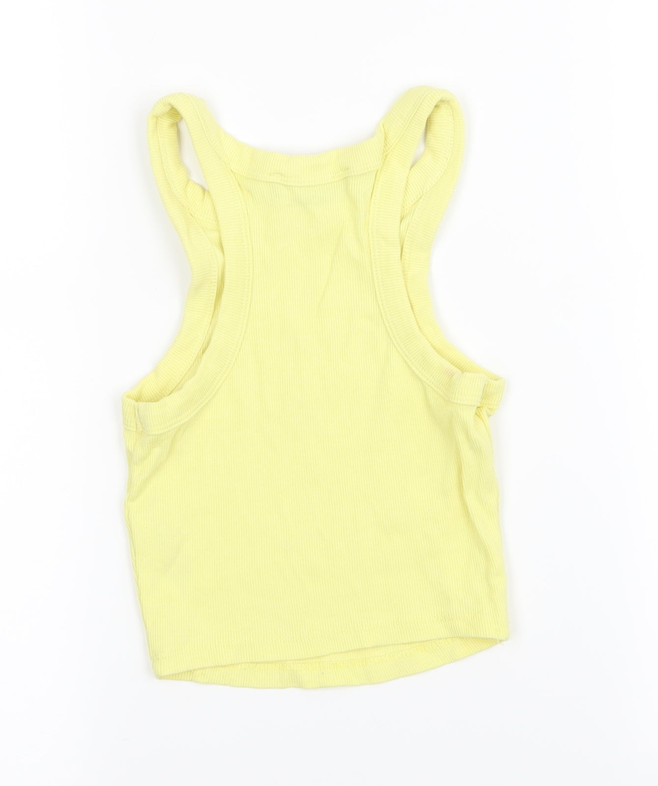 Primark Womens Yellow   Basic Tank Size 6
