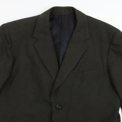 Preworn Mens Green   Jacket Blazer Size 38