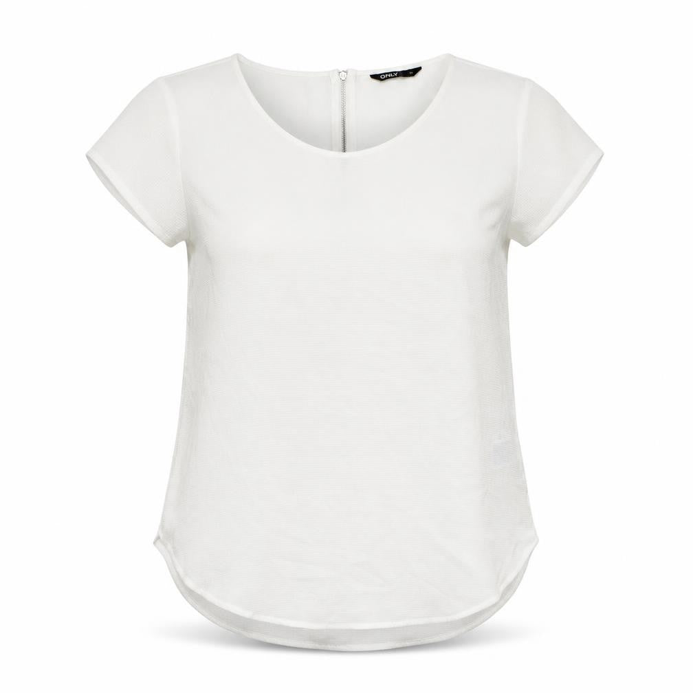 Womens UK Size 8 Only White Basic Blouse
