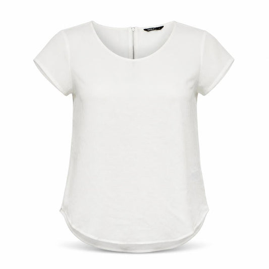 Womens UK Size 8 Only White Basic Blouse