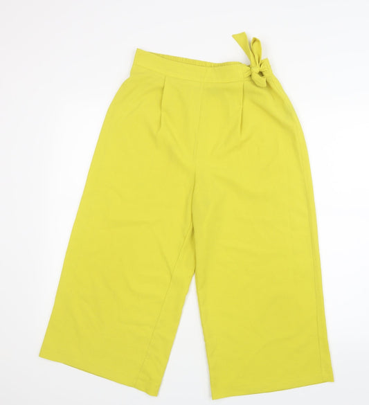 George Womens Yellow   Cropped Trousers Size 8