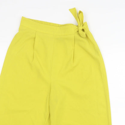 George Womens Yellow   Cropped Trousers Size 8