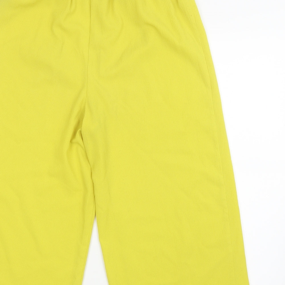 George Womens Yellow   Cropped Trousers Size 8
