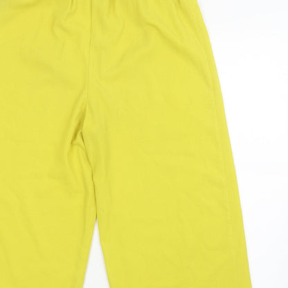 George Womens Yellow   Cropped Trousers Size 8