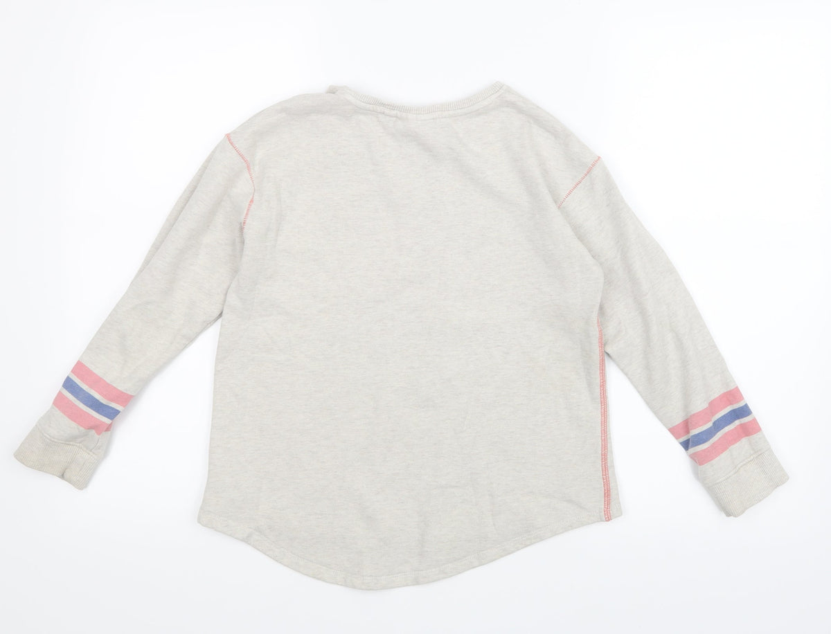 Next Girls Beige   Pullover Jumper Size 10 Years