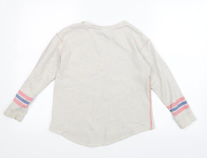 Next Girls Beige   Pullover Jumper Size 10 Years