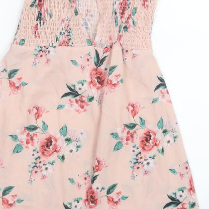 Womens UK Size 8 Select Pink Basic Blouse