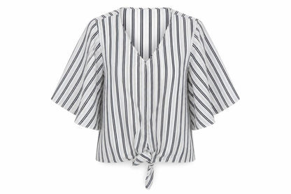 Womens UK Size 10 F&F White Basic Blouse